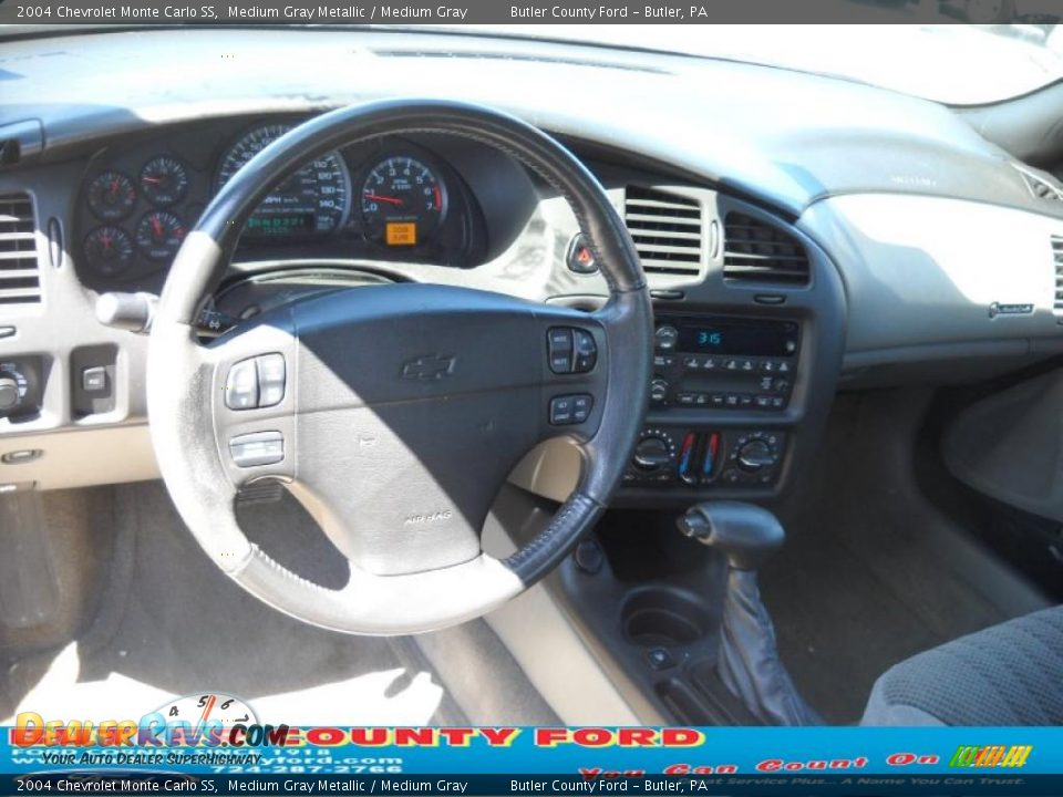 2004 Chevrolet Monte Carlo SS Medium Gray Metallic / Medium Gray Photo #10