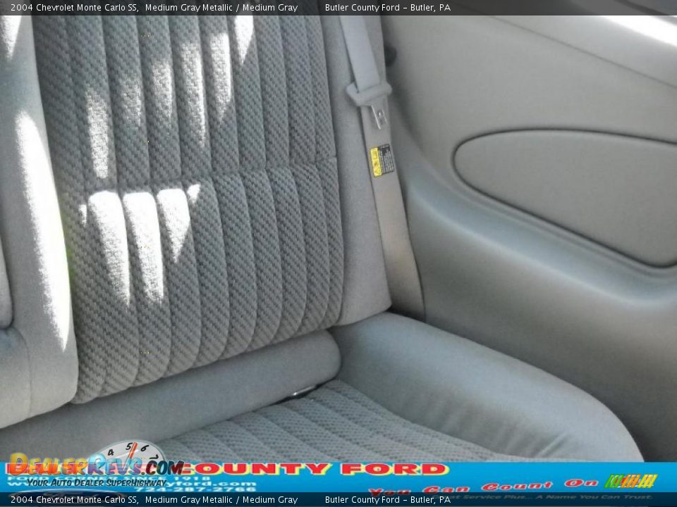 2004 Chevrolet Monte Carlo SS Medium Gray Metallic / Medium Gray Photo #12