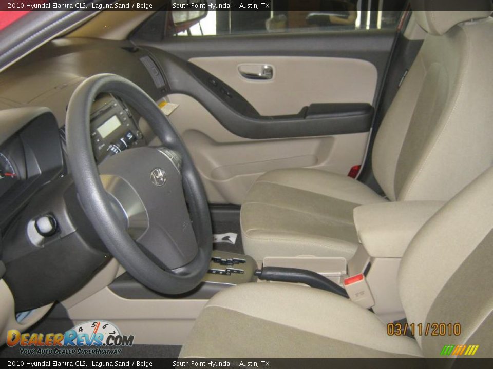 2010 Hyundai Elantra GLS Laguna Sand / Beige Photo #5