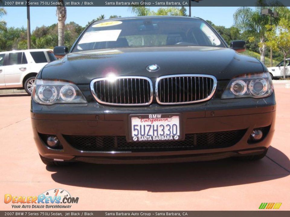 2007 BMW 7 Series 750Li Sedan Jet Black / Black Photo #3