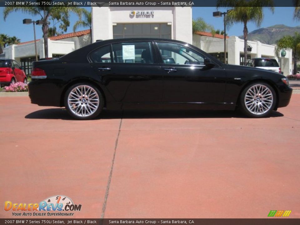 2007 BMW 7 Series 750Li Sedan Jet Black / Black Photo #4