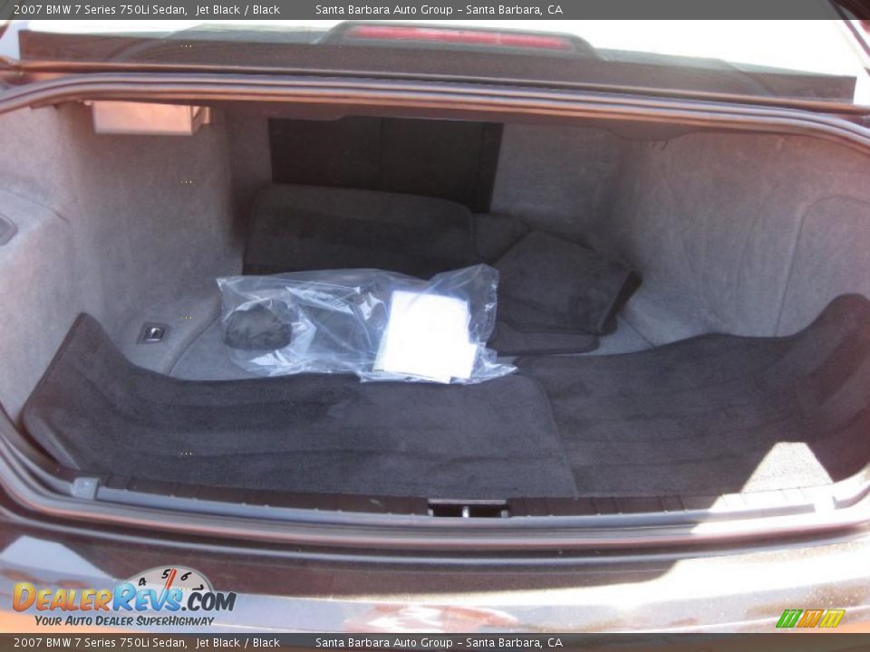 2007 BMW 7 Series 750Li Sedan Jet Black / Black Photo #10