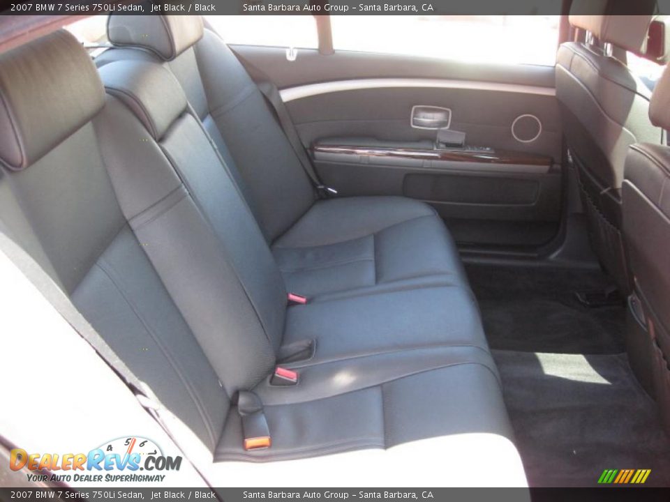 2007 BMW 7 Series 750Li Sedan Jet Black / Black Photo #11