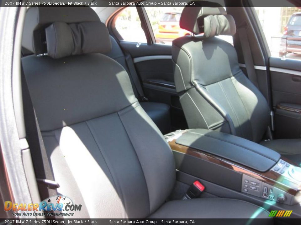 2007 BMW 7 Series 750Li Sedan Jet Black / Black Photo #13