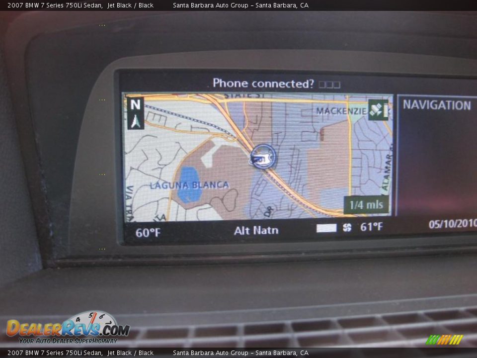 2007 BMW 7 Series 750Li Sedan Jet Black / Black Photo #16