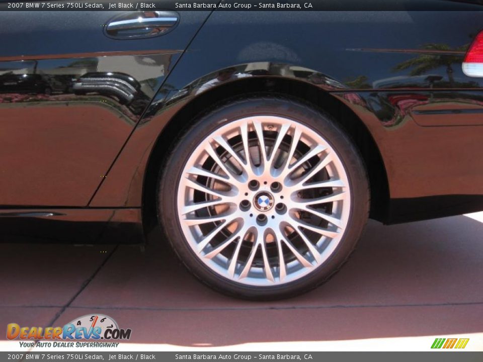 2007 BMW 7 Series 750Li Sedan Jet Black / Black Photo #19
