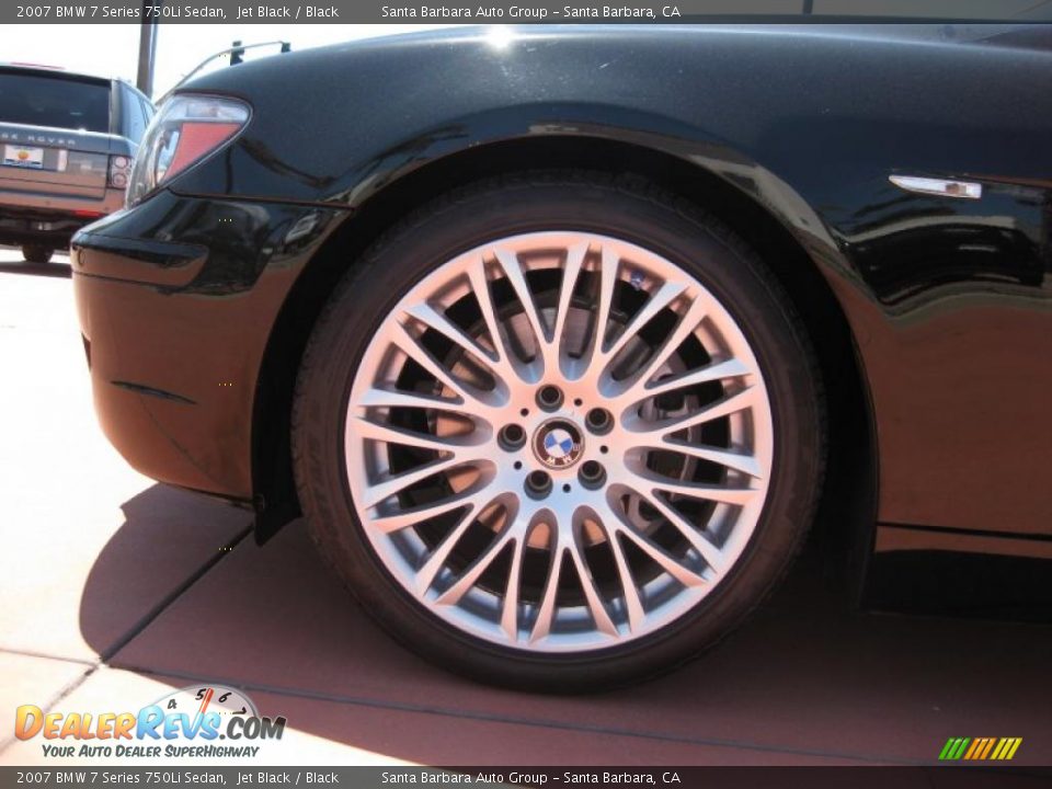 2007 BMW 7 Series 750Li Sedan Jet Black / Black Photo #20