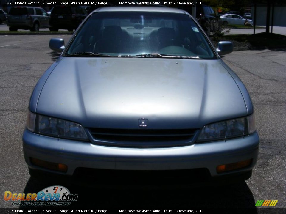 1995 Honda Accord LX Sedan Sage Green Metallic / Beige Photo #8