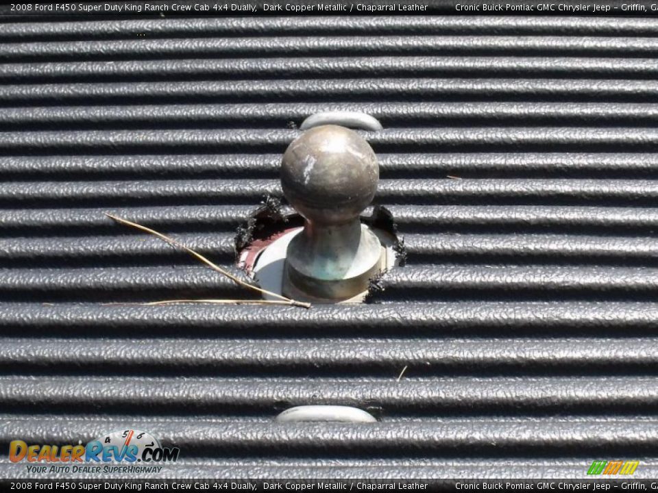 2008 Ford F450 Super Duty King Ranch Crew Cab 4x4 Dually Dark Copper Metallic / Chaparral Leather Photo #12