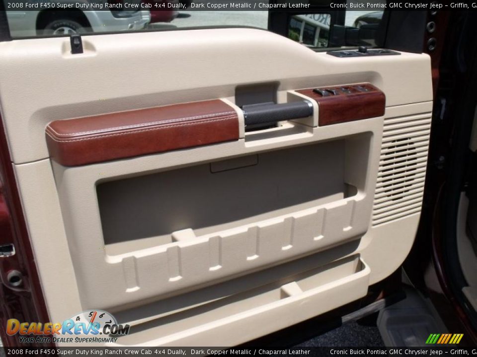 2008 Ford F450 Super Duty King Ranch Crew Cab 4x4 Dually Dark Copper Metallic / Chaparral Leather Photo #15
