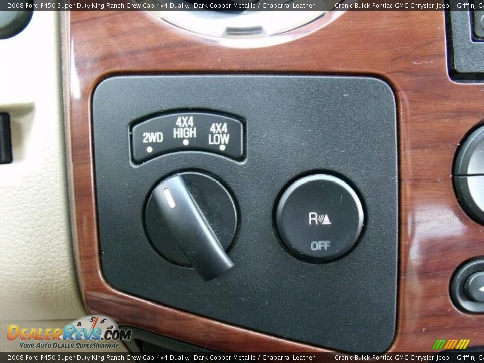 2008 Ford F450 Super Duty King Ranch Crew Cab 4x4 Dually Dark Copper Metallic / Chaparral Leather Photo #25