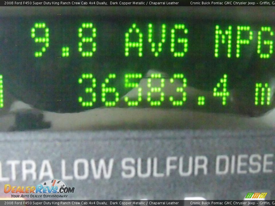 2008 Ford F450 Super Duty King Ranch Crew Cab 4x4 Dually Dark Copper Metallic / Chaparral Leather Photo #28