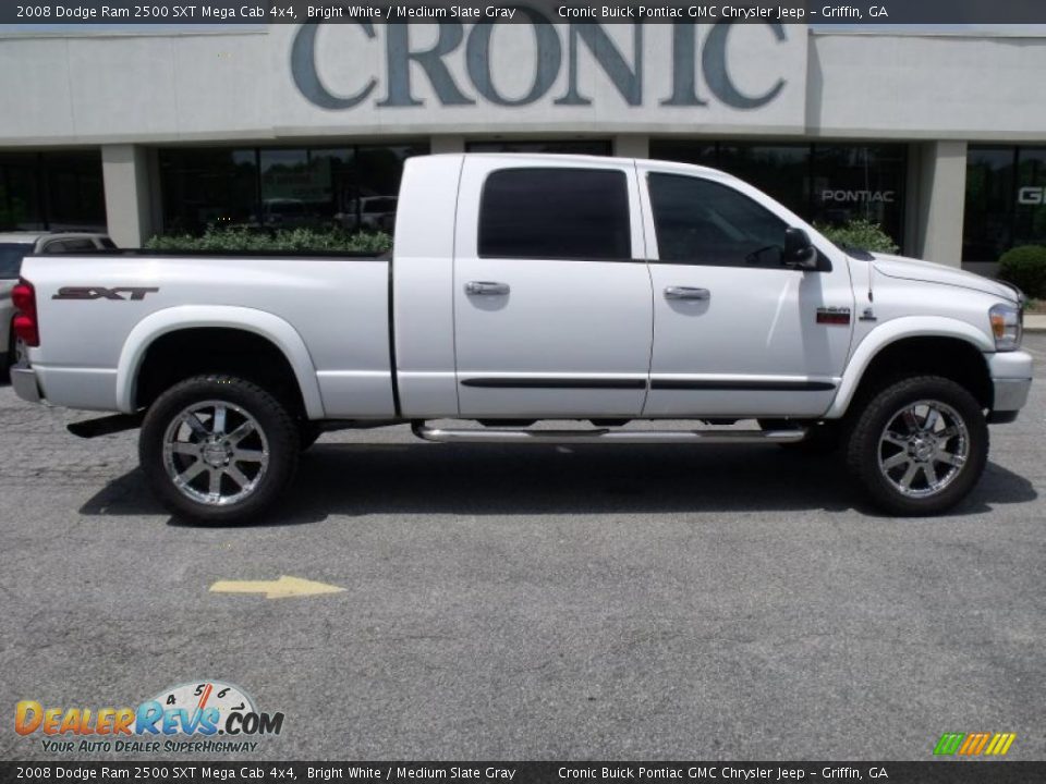 2008 Dodge Ram 2500 SXT Mega Cab 4x4 Bright White / Medium Slate Gray Photo #1