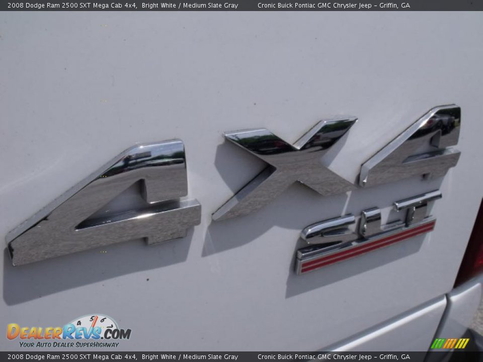 2008 Dodge Ram 2500 SXT Mega Cab 4x4 Bright White / Medium Slate Gray Photo #9