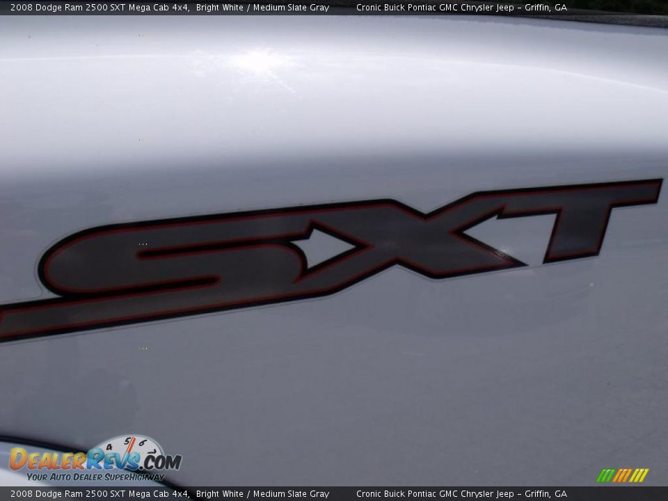 2008 Dodge Ram 2500 SXT Mega Cab 4x4 Bright White / Medium Slate Gray Photo #15