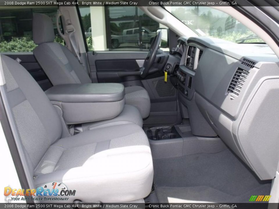 2008 Dodge Ram 2500 SXT Mega Cab 4x4 Bright White / Medium Slate Gray Photo #17