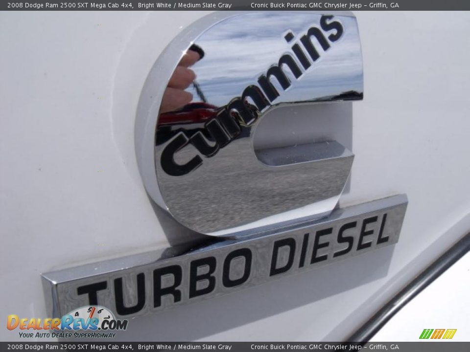 2008 Dodge Ram 2500 SXT Mega Cab 4x4 Bright White / Medium Slate Gray Photo #19