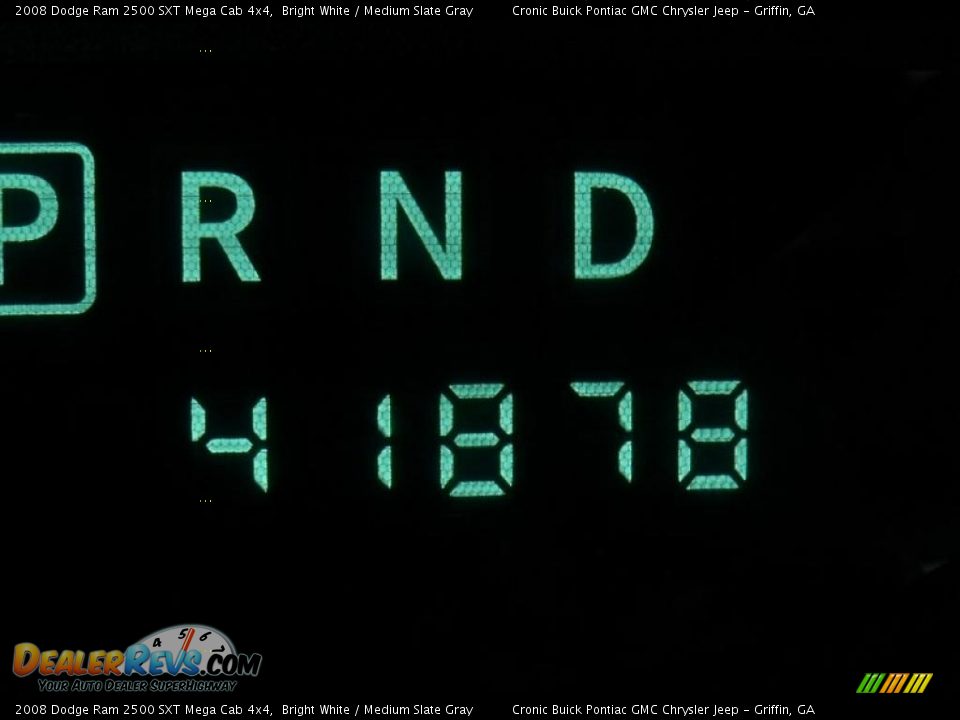 2008 Dodge Ram 2500 SXT Mega Cab 4x4 Bright White / Medium Slate Gray Photo #22