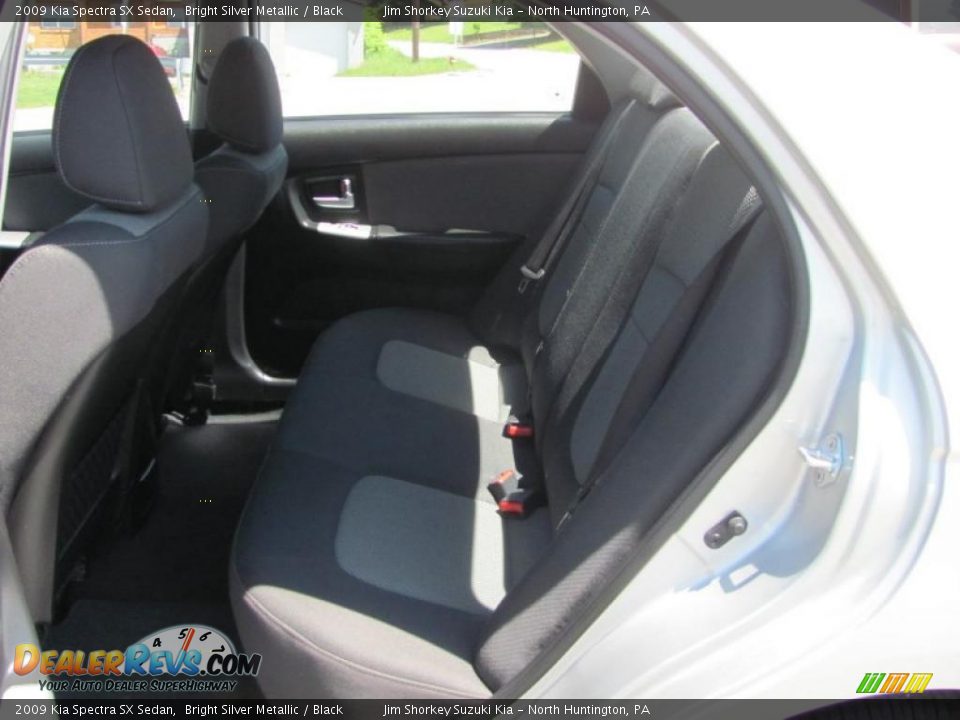 2009 Kia Spectra SX Sedan Bright Silver Metallic / Black Photo #8