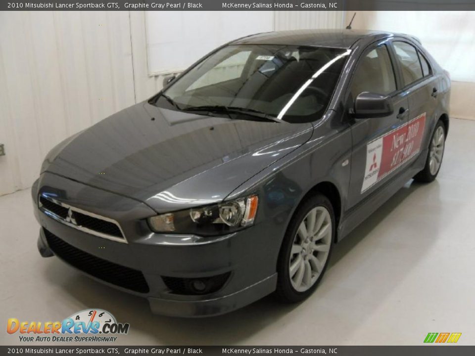 2010 Mitsubishi Lancer Sportback GTS Graphite Gray Pearl / Black Photo #1