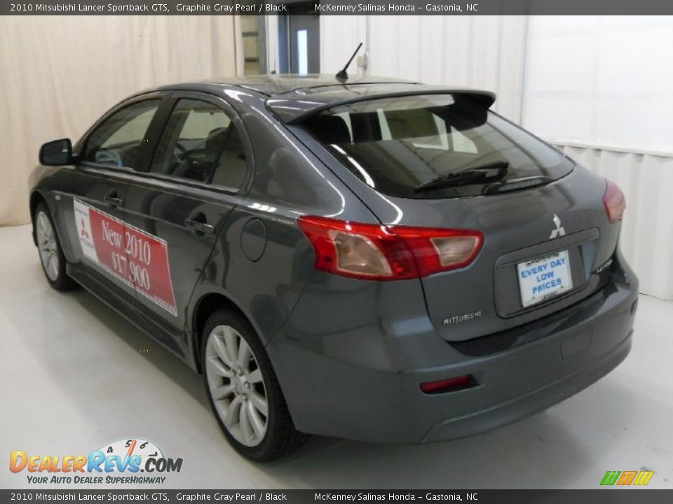 2010 Mitsubishi Lancer Sportback GTS Graphite Gray Pearl / Black Photo #2