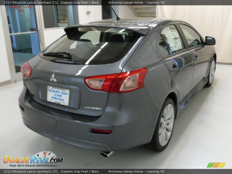 2010 Mitsubishi Lancer Sportback GTS Graphite Gray Pearl / Black Photo #4