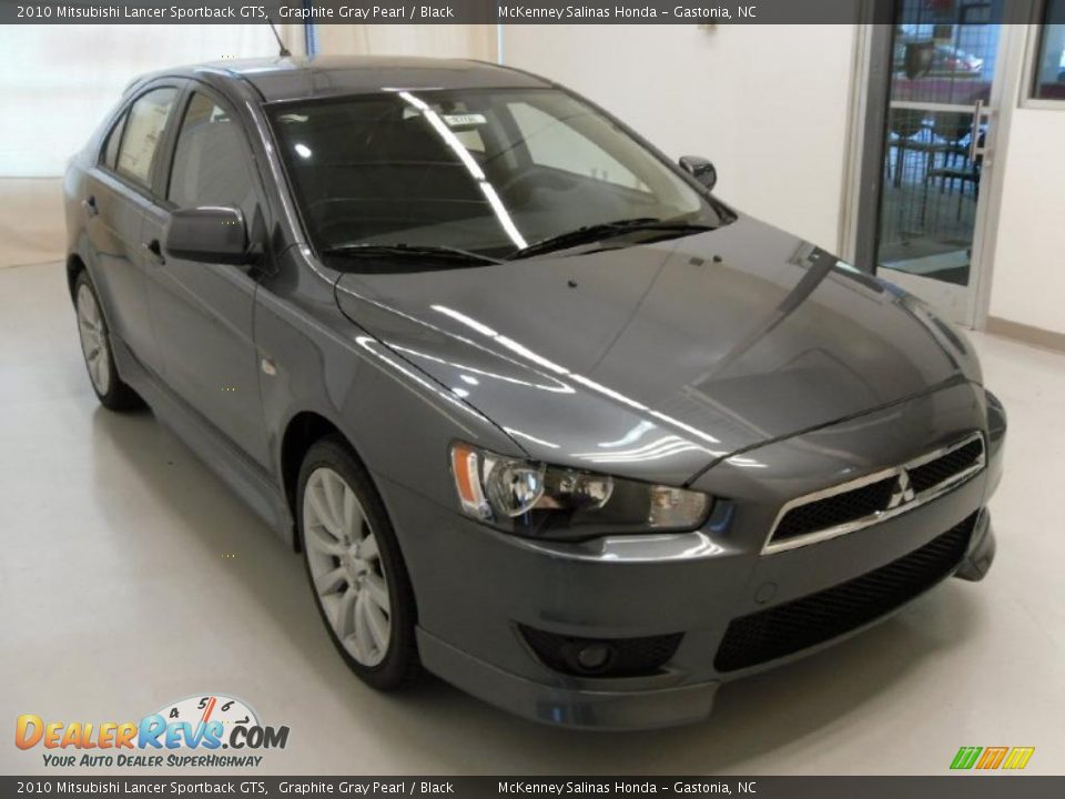 2010 Mitsubishi Lancer Sportback GTS Graphite Gray Pearl / Black Photo #5