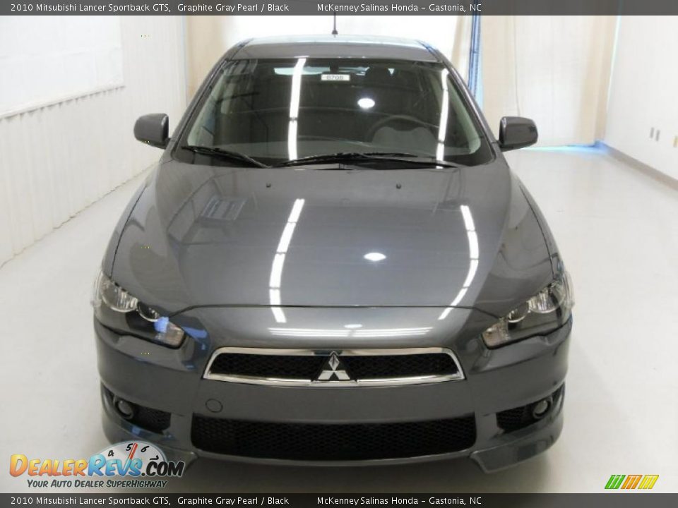 2010 Mitsubishi Lancer Sportback GTS Graphite Gray Pearl / Black Photo #6