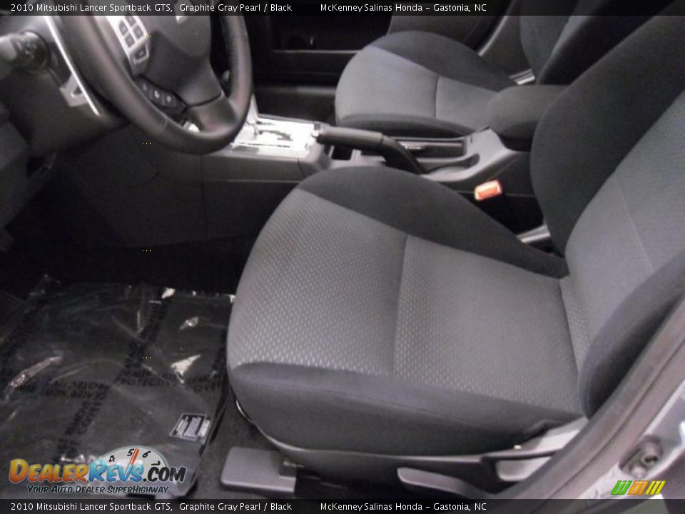 2010 Mitsubishi Lancer Sportback GTS Graphite Gray Pearl / Black Photo #8