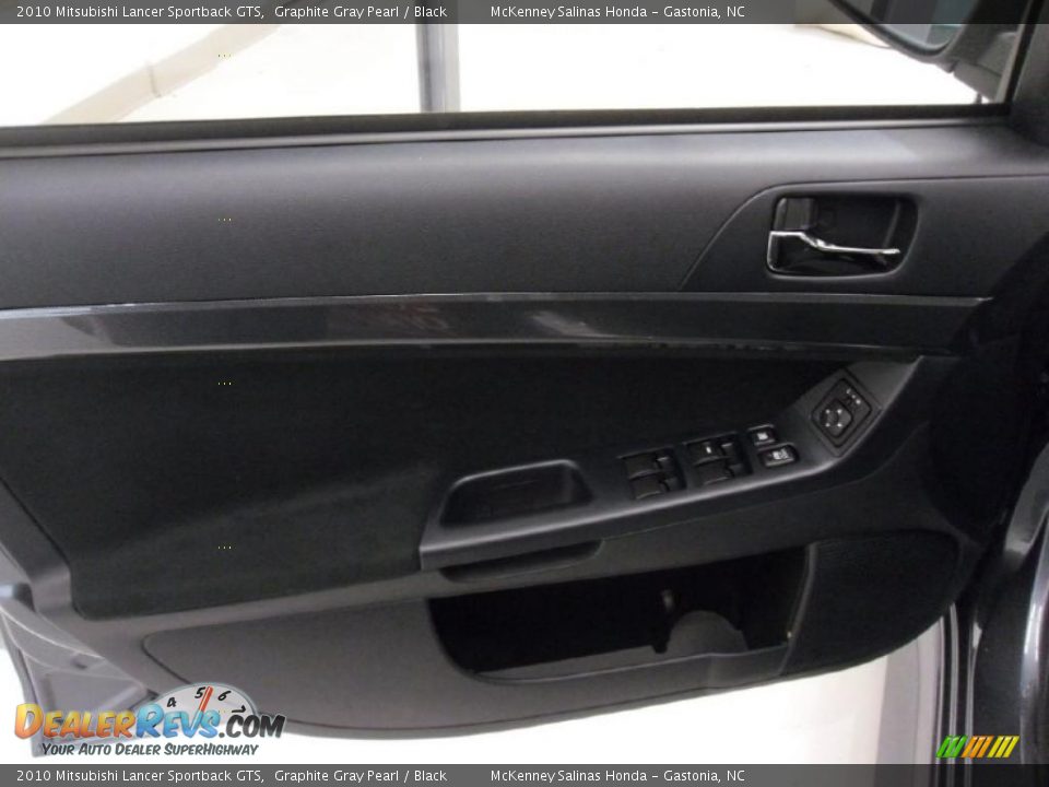 2010 Mitsubishi Lancer Sportback GTS Graphite Gray Pearl / Black Photo #10