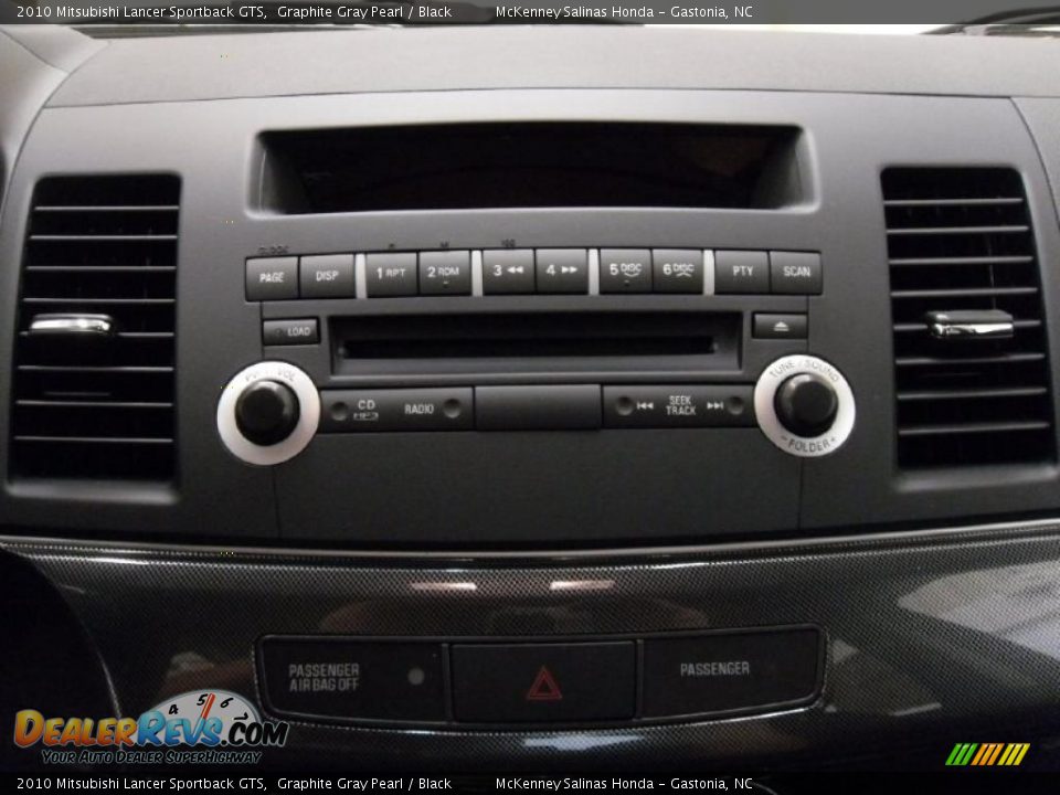 2010 Mitsubishi Lancer Sportback GTS Graphite Gray Pearl / Black Photo #13