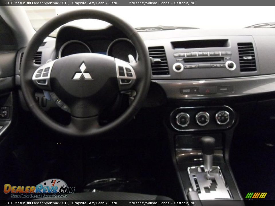 2010 Mitsubishi Lancer Sportback GTS Graphite Gray Pearl / Black Photo #16