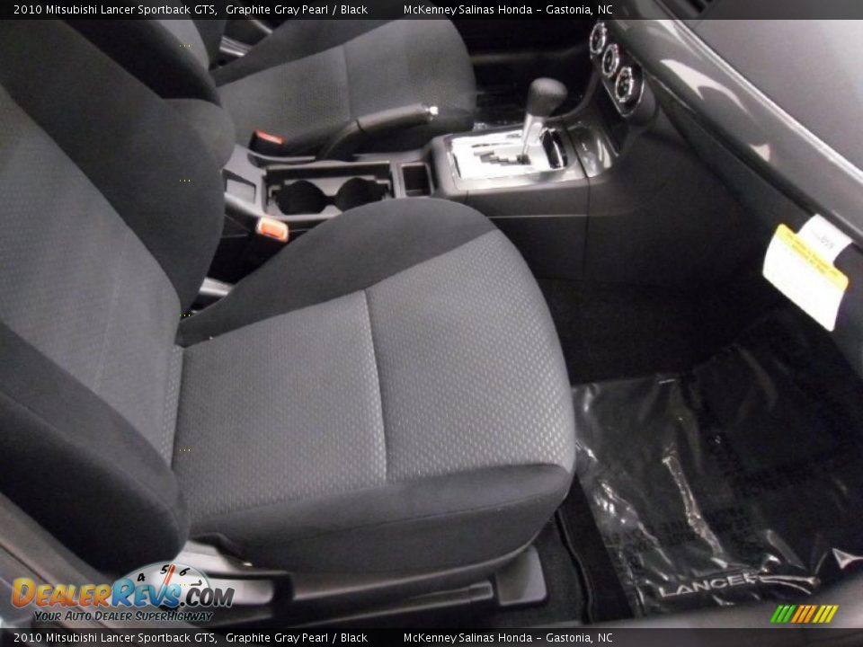 2010 Mitsubishi Lancer Sportback GTS Graphite Gray Pearl / Black Photo #19