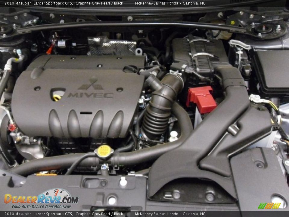2010 Mitsubishi Lancer Sportback GTS Graphite Gray Pearl / Black Photo #25
