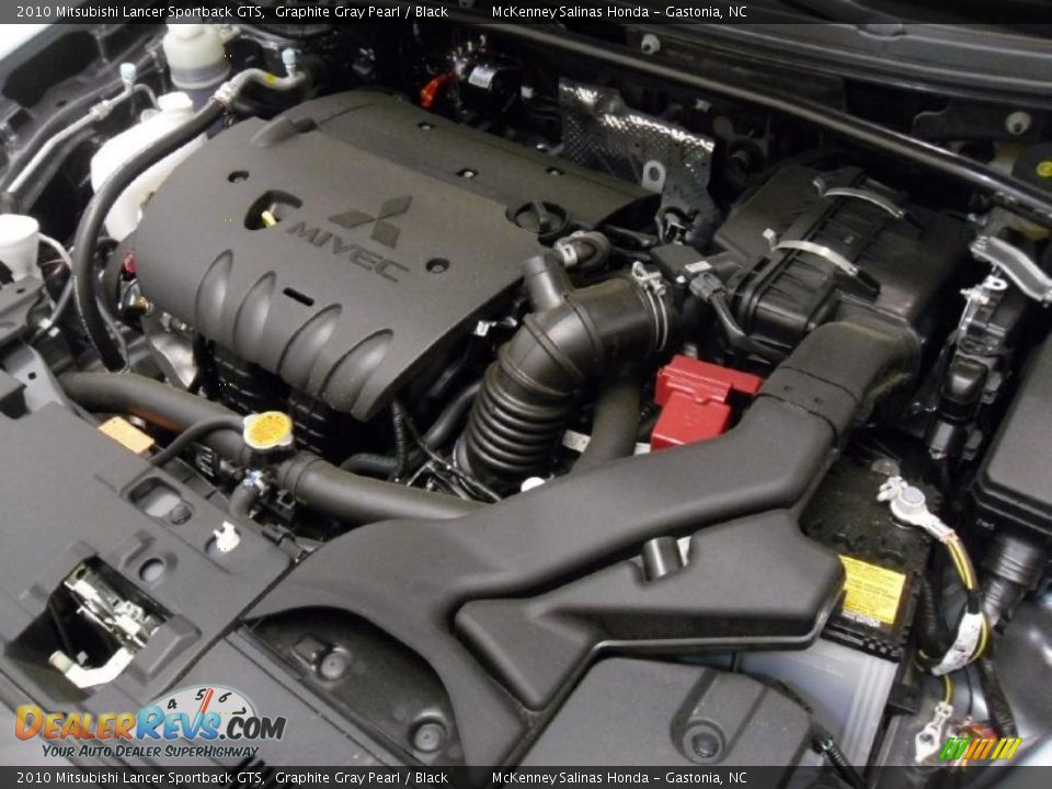 2010 Mitsubishi Lancer Sportback GTS Graphite Gray Pearl / Black Photo #26