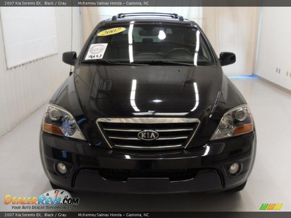 2007 Kia Sorento EX Black / Gray Photo #6