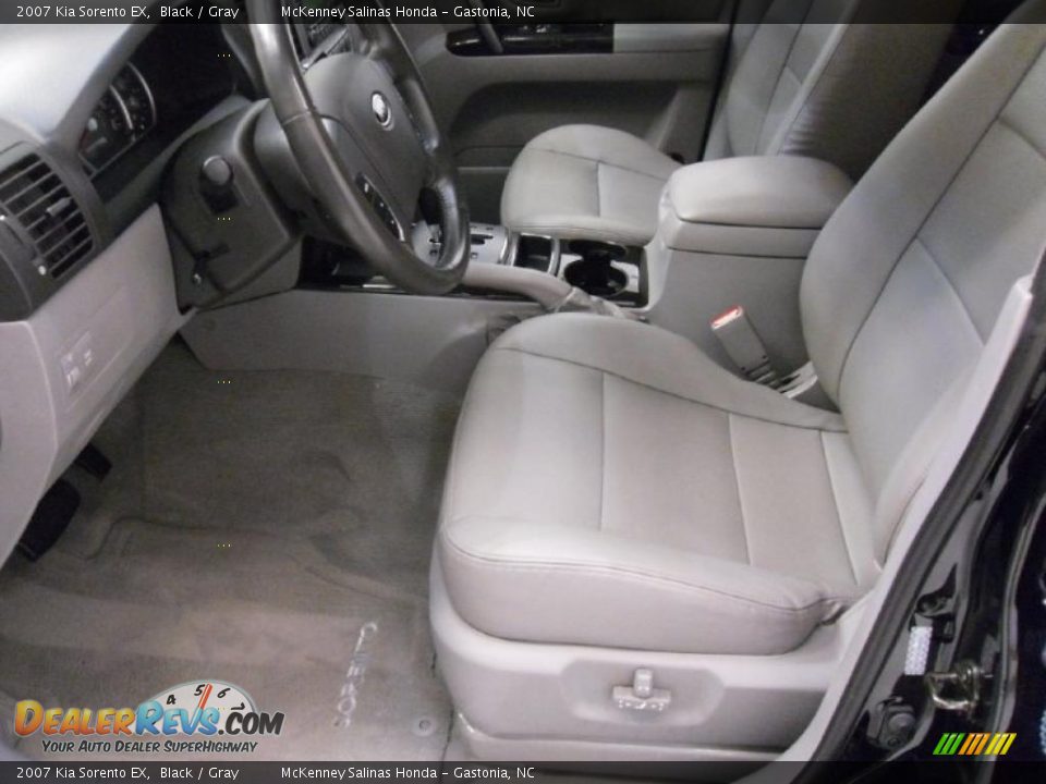 2007 Kia Sorento EX Black / Gray Photo #8