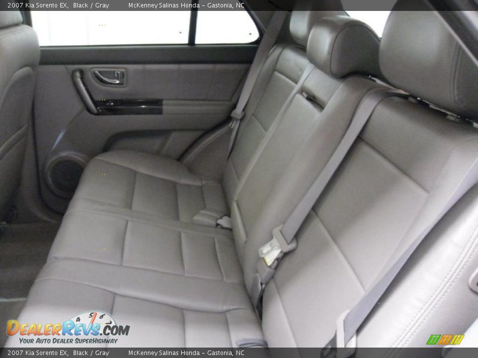 2007 Kia Sorento EX Black / Gray Photo #15