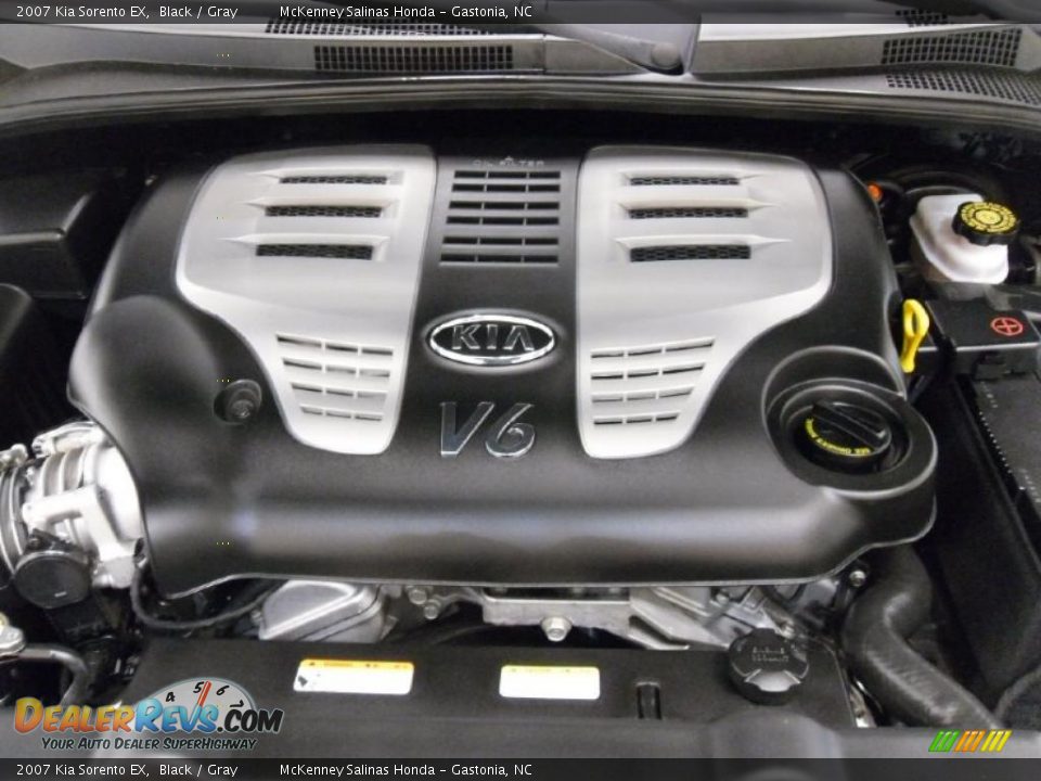 2007 Kia Sorento EX Black / Gray Photo #26