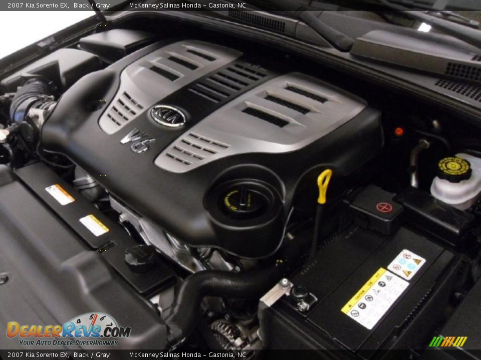 2007 Kia Sorento EX Black / Gray Photo #27