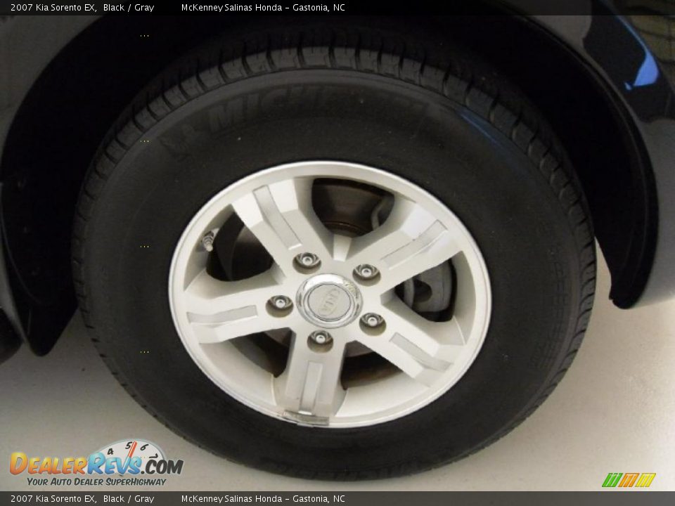 2007 Kia Sorento EX Black / Gray Photo #29