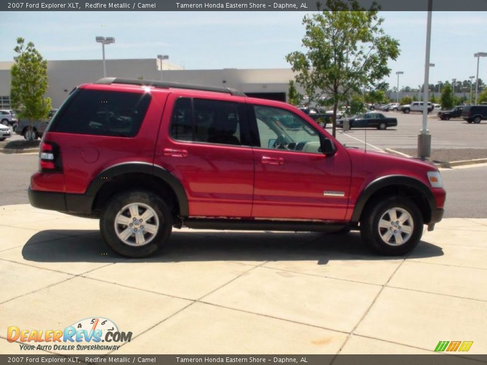 2007 Ford Explorer XLT Redfire Metallic / Camel Photo #5
