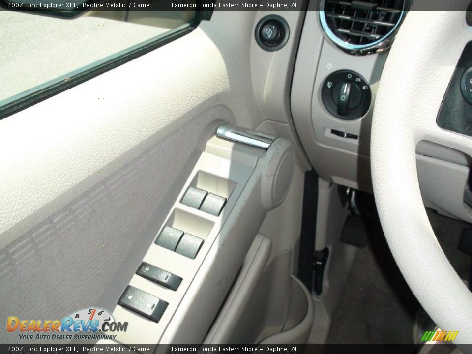 2007 Ford Explorer XLT Redfire Metallic / Camel Photo #17