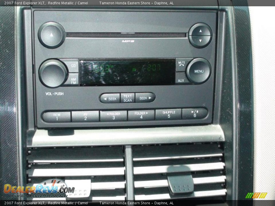 2007 Ford Explorer XLT Redfire Metallic / Camel Photo #22