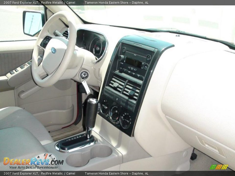 2007 Ford Explorer XLT Redfire Metallic / Camel Photo #25