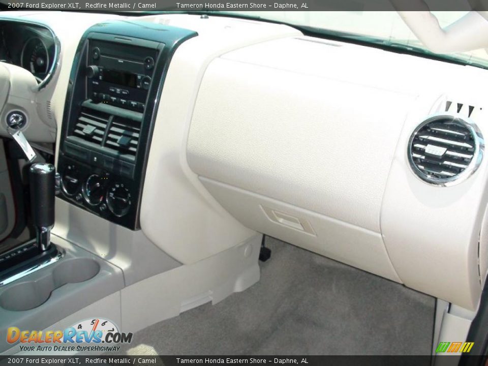 2007 Ford Explorer XLT Redfire Metallic / Camel Photo #26