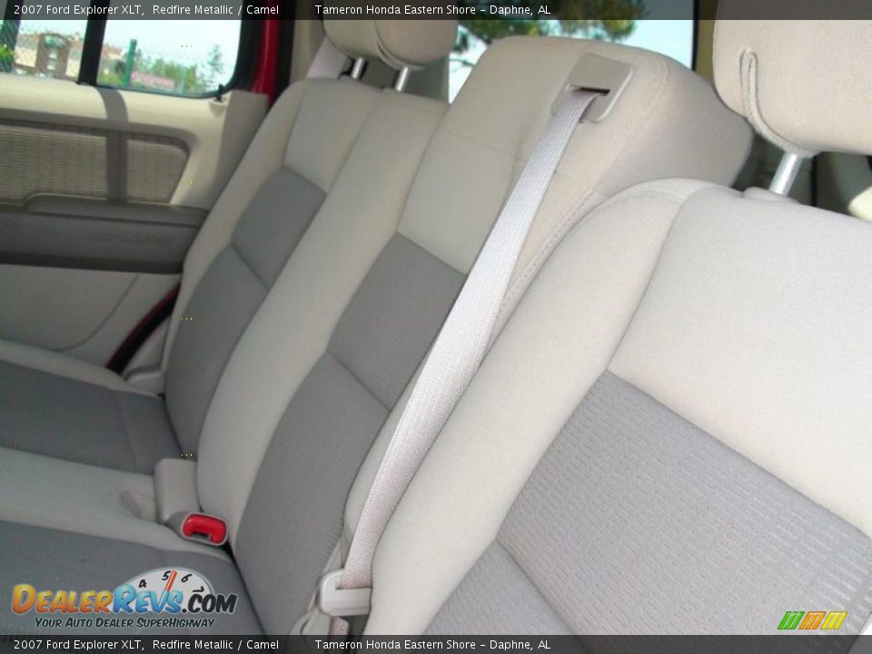 2007 Ford Explorer XLT Redfire Metallic / Camel Photo #28