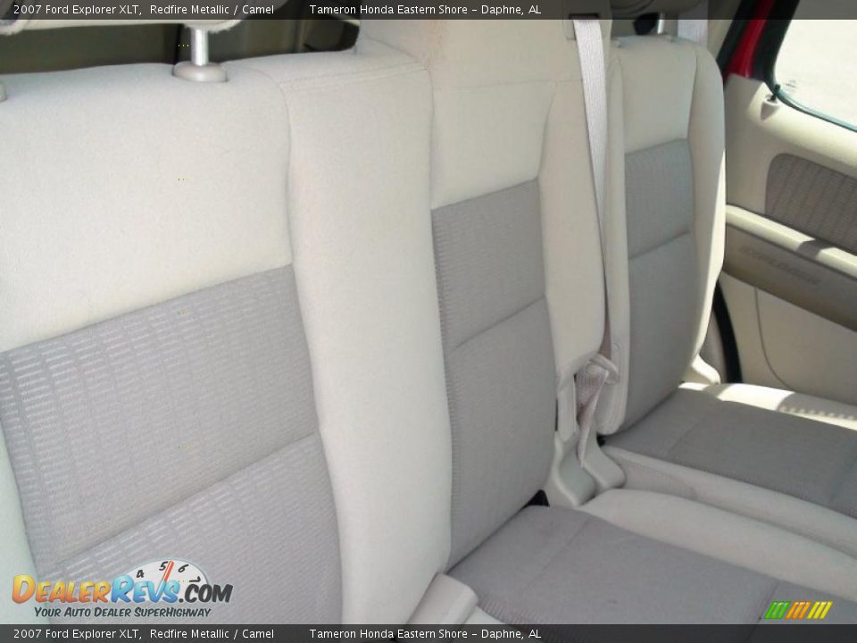 2007 Ford Explorer XLT Redfire Metallic / Camel Photo #30