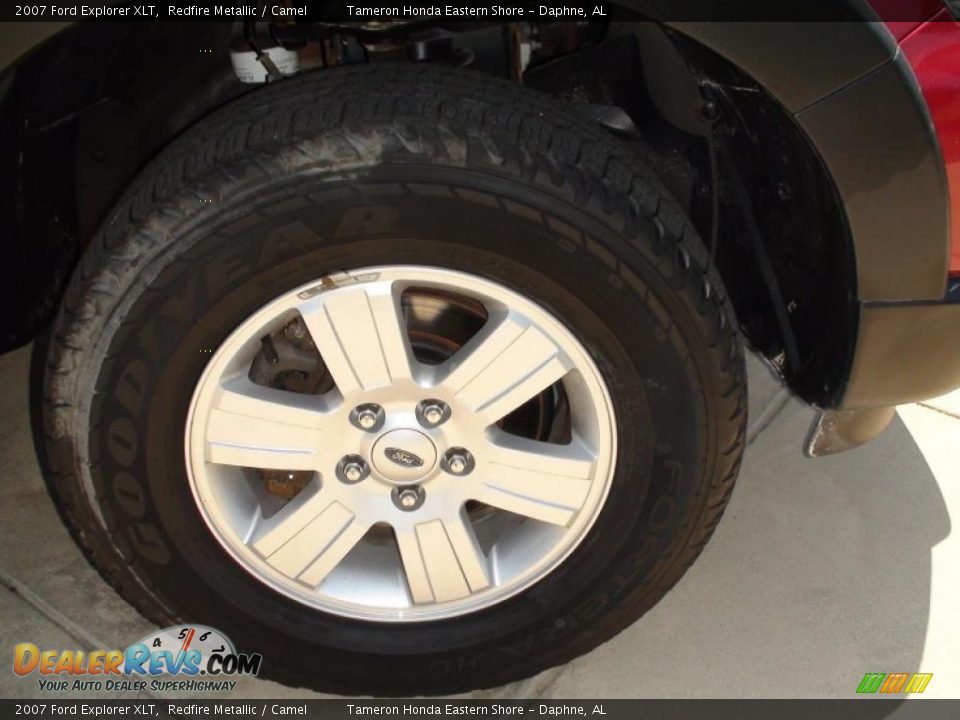 2007 Ford Explorer XLT Redfire Metallic / Camel Photo #34