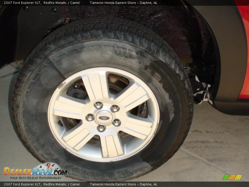 2007 Ford Explorer XLT Redfire Metallic / Camel Photo #35